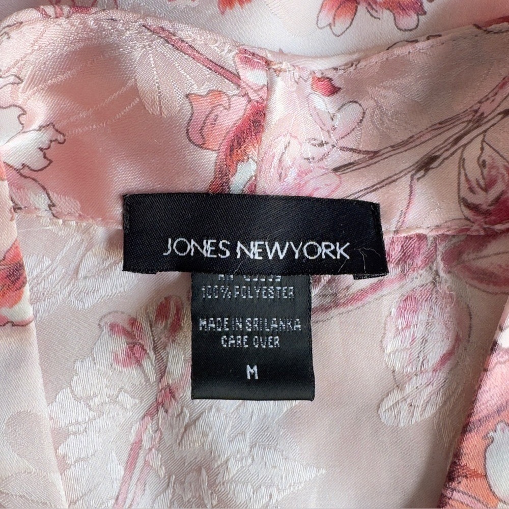 Jones New York Pink Floral Women's Robe Size Medium - Picture 4 of 6
